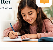 Girl studying