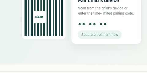 Step 2: Pair a child device