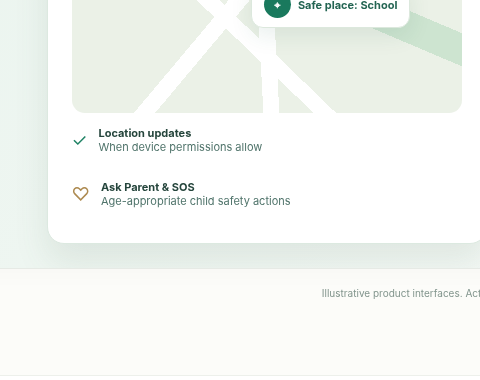 Step 4: Stay connected with family safety map